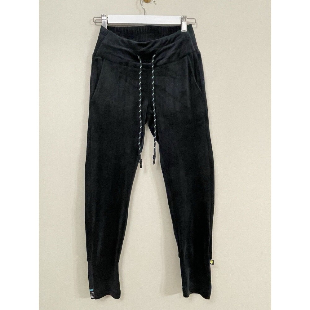 Betabrand Velvet Sweat Yoga Pants High Waisted Petite S